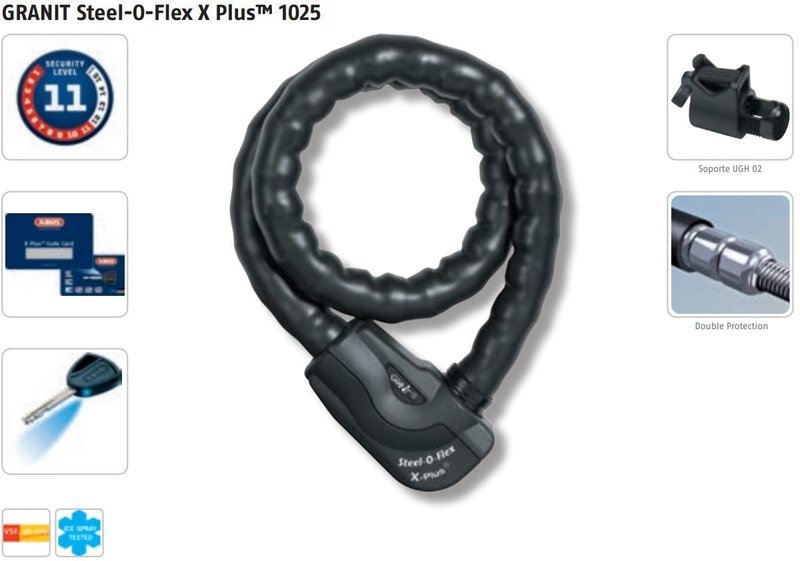 ABUS GRANIT Steel-O-Flex X-Plus 1025/100