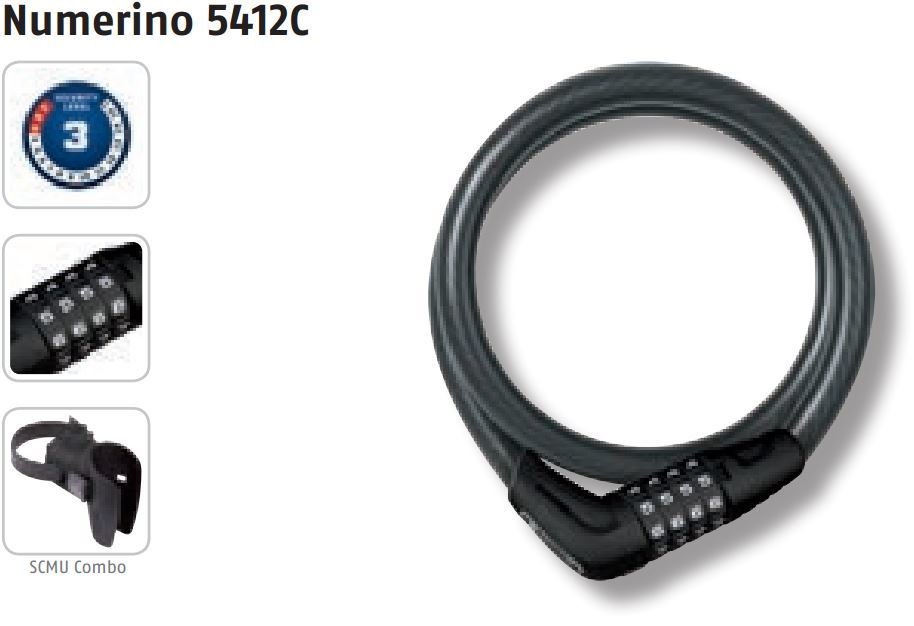 ABUS Numerino 5412C/85 BK SCMU