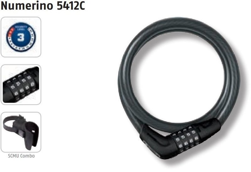 ABUS Numerino 5412C/85 BK SCMU