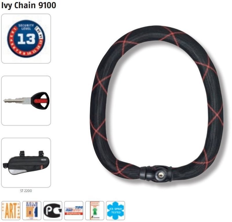 ABUS Ivy Steel-O-Chain 9100