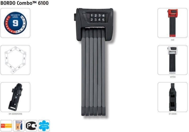 ABUS BORDO Combo 6100/90 SH