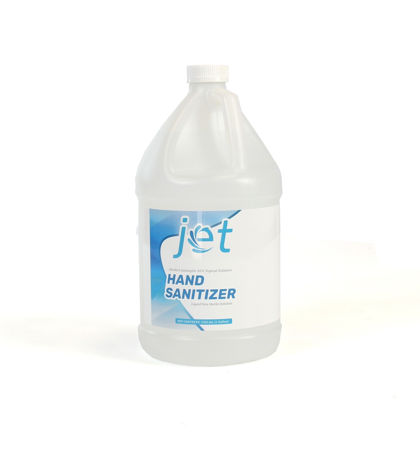Jet Hand sanitizer Liquid 80% Alcohol Antiseptic 128 oz (1 Gallon )