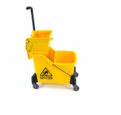 Large Size Mop Bucket With Side Press Wringer, 44 Quart , 11 Gallons Capacity