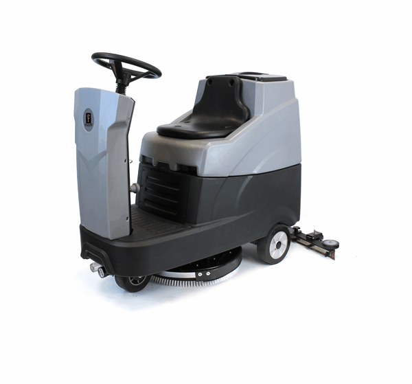 New Ride on Auto Floor Scrubber Machine 22'' with Battery, Brush
