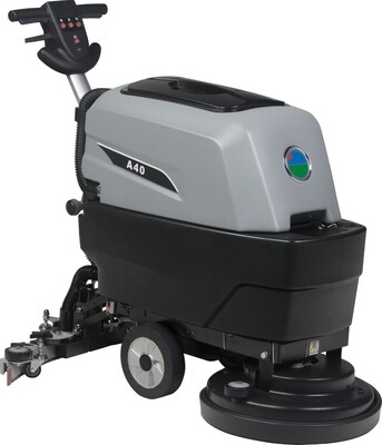 Auto Floor Scrubber Machine 17'' with Battery and Brush