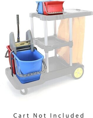 Mop Buckets Set for Janitorial Cart, 4 Buckets