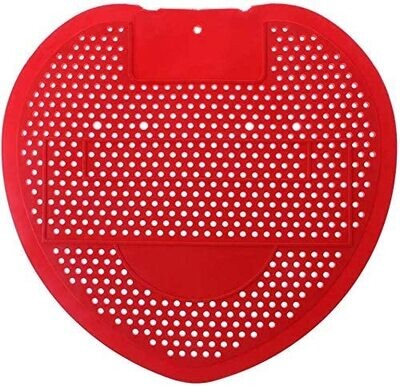 Urinal Screen & Deodorizer (5-pack) Fits Most Top Urinal Brands at Restaurants, Offices, Schools, etc. Red/Lemon