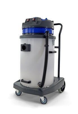 Industrial Vacuum Cleaner Wet/dry - 2 Motors - 19 Gallon