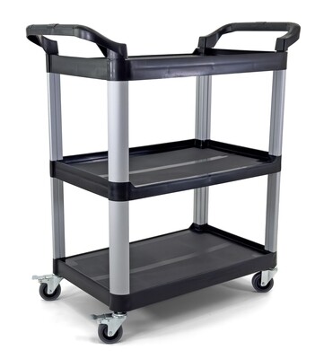 Utility Service Cart - 3 Shelf - 450 Lbs Capacity 