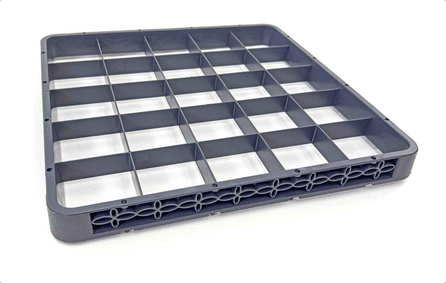 Extender Cup Rack | Durable Glass Rack Extension for Commercial Dishwasher | 25-Compartment