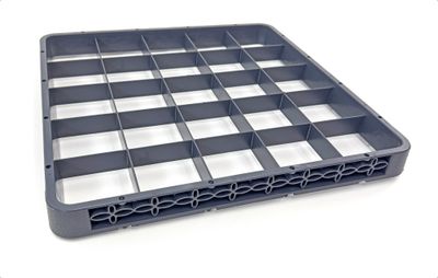 Extender Cup Rack | Durable Glass Rack Extension for Commercial Dishwasher | 25-Compartment