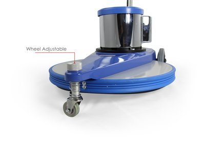 High Speed Floor Burnisher Buffer, 20", 1500 RPM, 1.5 HP Blue