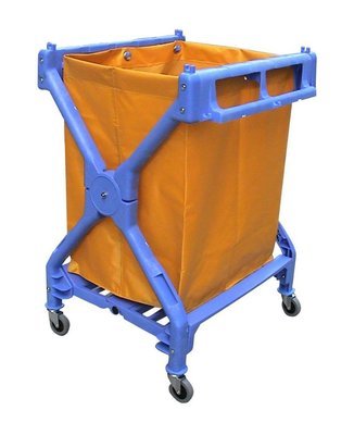 X Shape Plastic Heavy Duty Laundry Hamper Laundry Cart AF08158