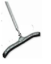Curved Floor Squeegee Stainless 22"  with 1.50m stick