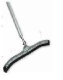 Curved Floor Squeegee Stainless 22&quot;  with 1.50m stick