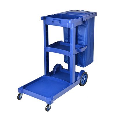 Commercial Janitorial cart Tool Car with Vinyl Bag With Cover