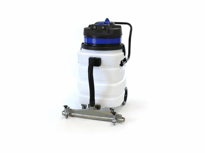 Industrial Vacuum Cleaner Wet/Dry-2 Motors-Front Squeegee-24 Gallon