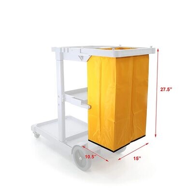 Janitorial cart Replacement Bag Yellow