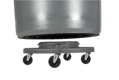 Trash Can Dolly Heavy-duty | 5 Caster | 460 Lb Capacity
