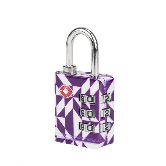 TSA ACCEPTED LUGGAGE LOCK (12790), Color: PURPLE DIAMOND