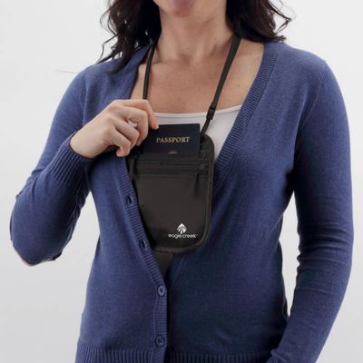 SILK UNDERCOVER NECK WALLET  (EC041122)