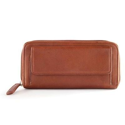 RFID ZIP AROUND CLUTCH WALLET (1251)