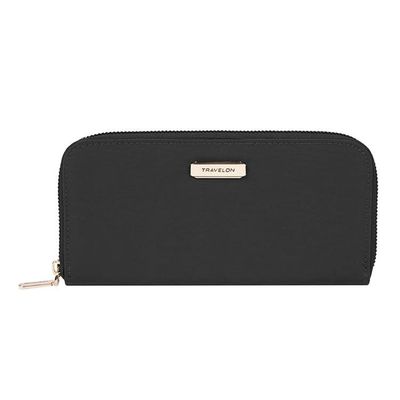 RFID SINGLE ZIP WALLET (43398)