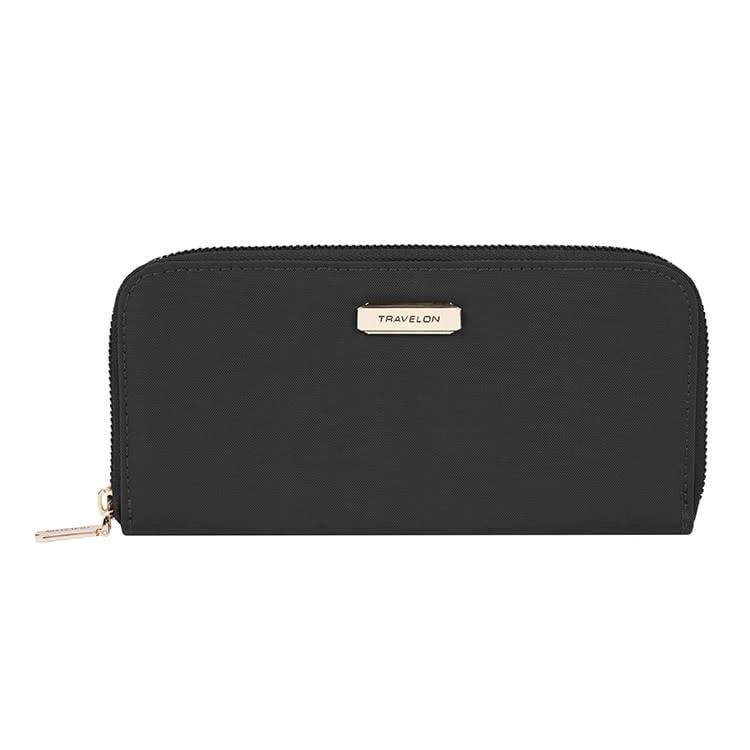 RFID SINGLE ZIP WALLET (43398)
