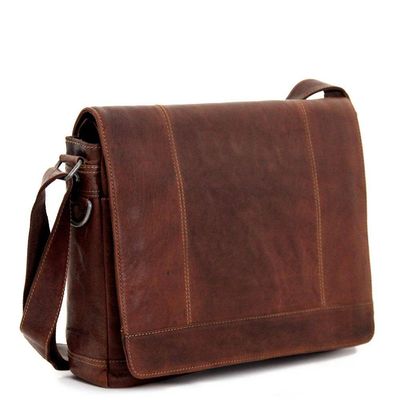 FULL SIZE MESSENGER BAG (7315) BROWN