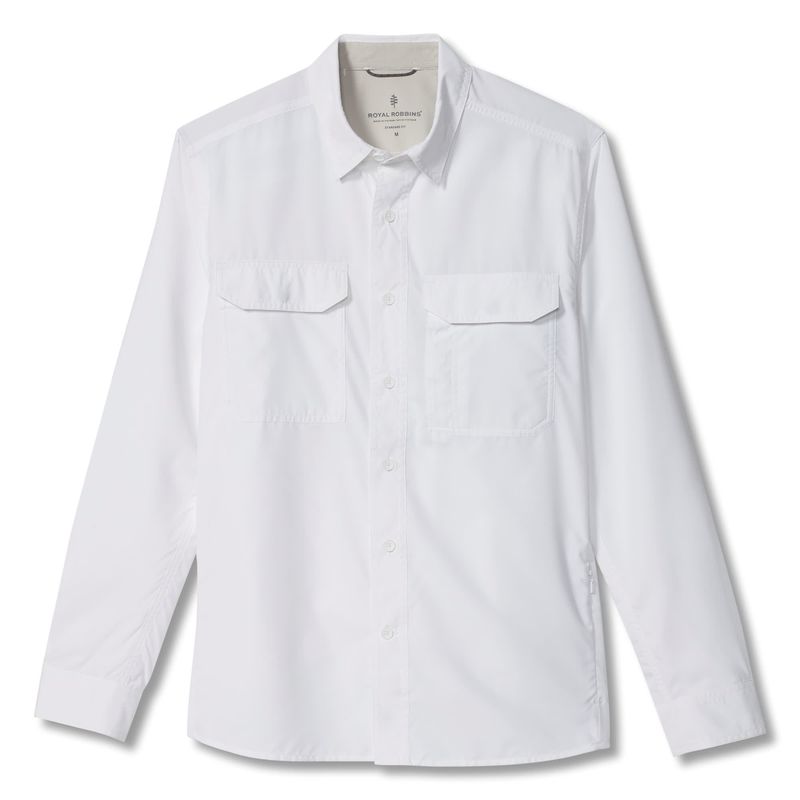 MEN&#39;S GLOBAL EXPEDITION WHITE  L/S  (Y422015)