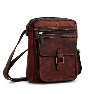 VOYAGER SLIM CROSS BODY BAG (7204) BROWN