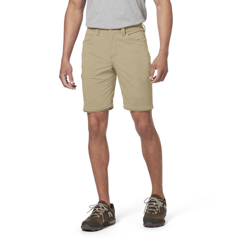 MEN&#39;S ACTIVE TRAVELER STRETCH SHORT (Y73386) KHAKI 