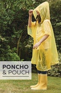 KID&#39;S PONCHO &amp; POUCH (2760)