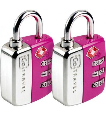 TWIN TSA COMBO LOCKS, ASSORTED (344)