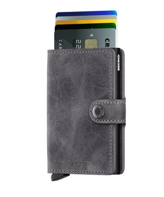 MINIWALLET VINTAGE GREY BLACK