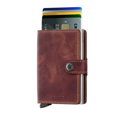 MINIWALLET VINTAGE BROWN
