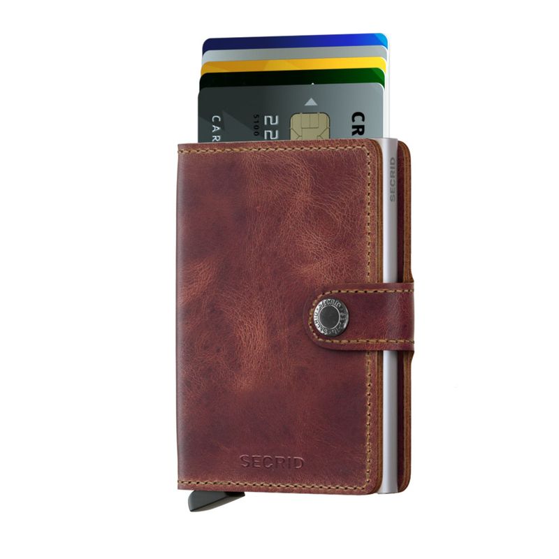 MINIWALLET VINTAGE BROWN