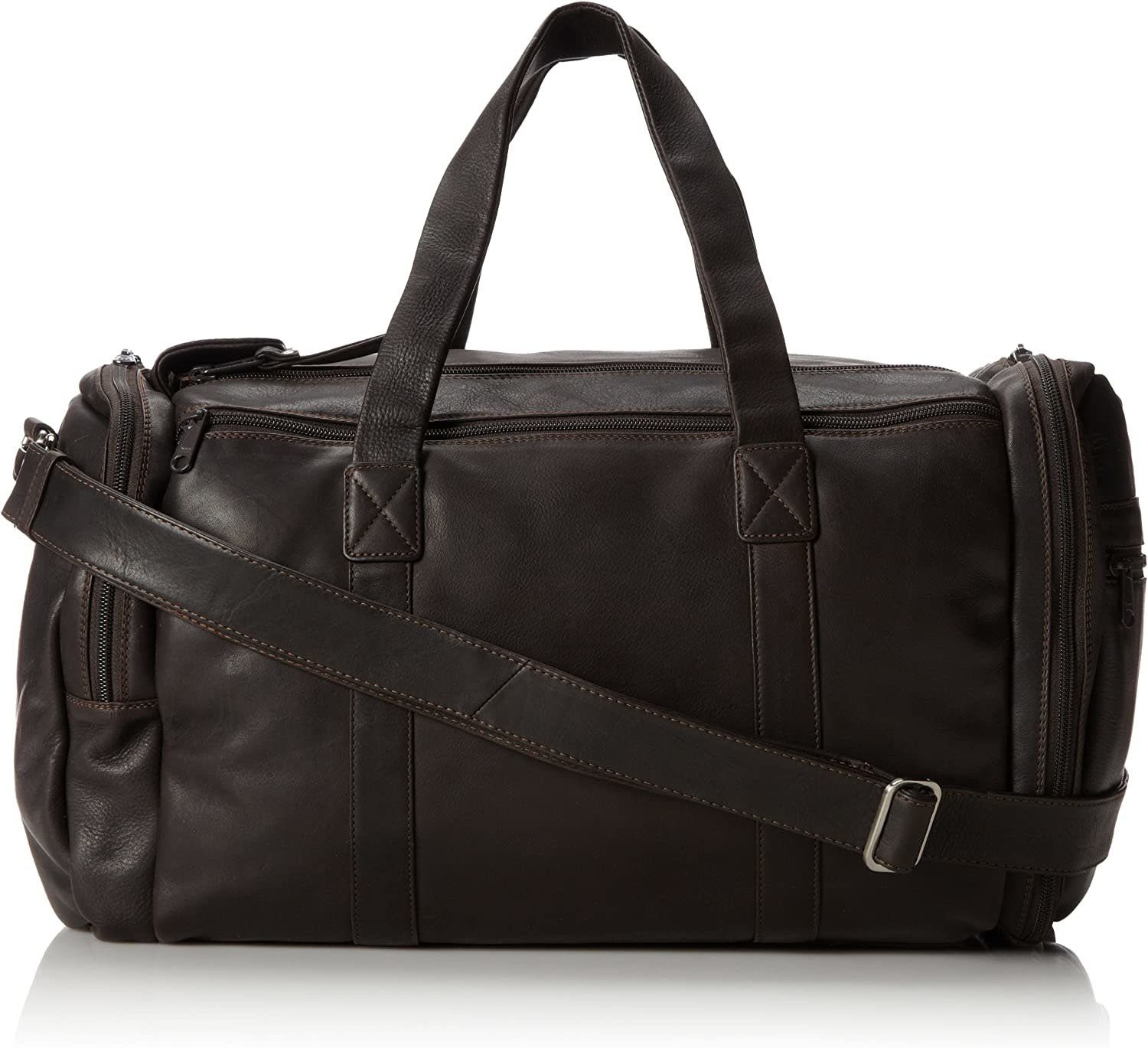 MULTI COMP. SPORTS DUFFLE,BROWN (PB-9706)