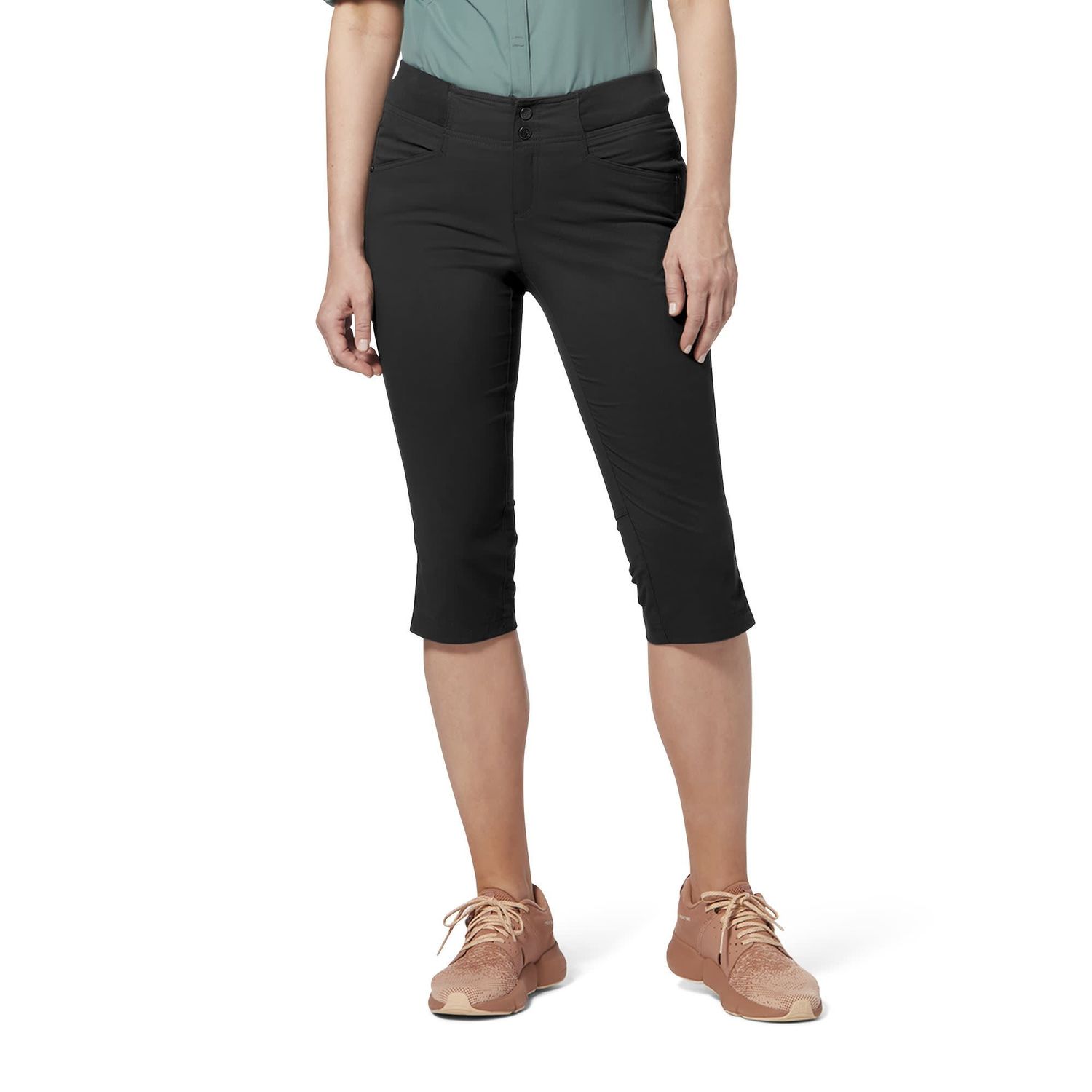 WOMEN'S JAMMER II CAPRI PANT, JET BLACK (Y34182-037)