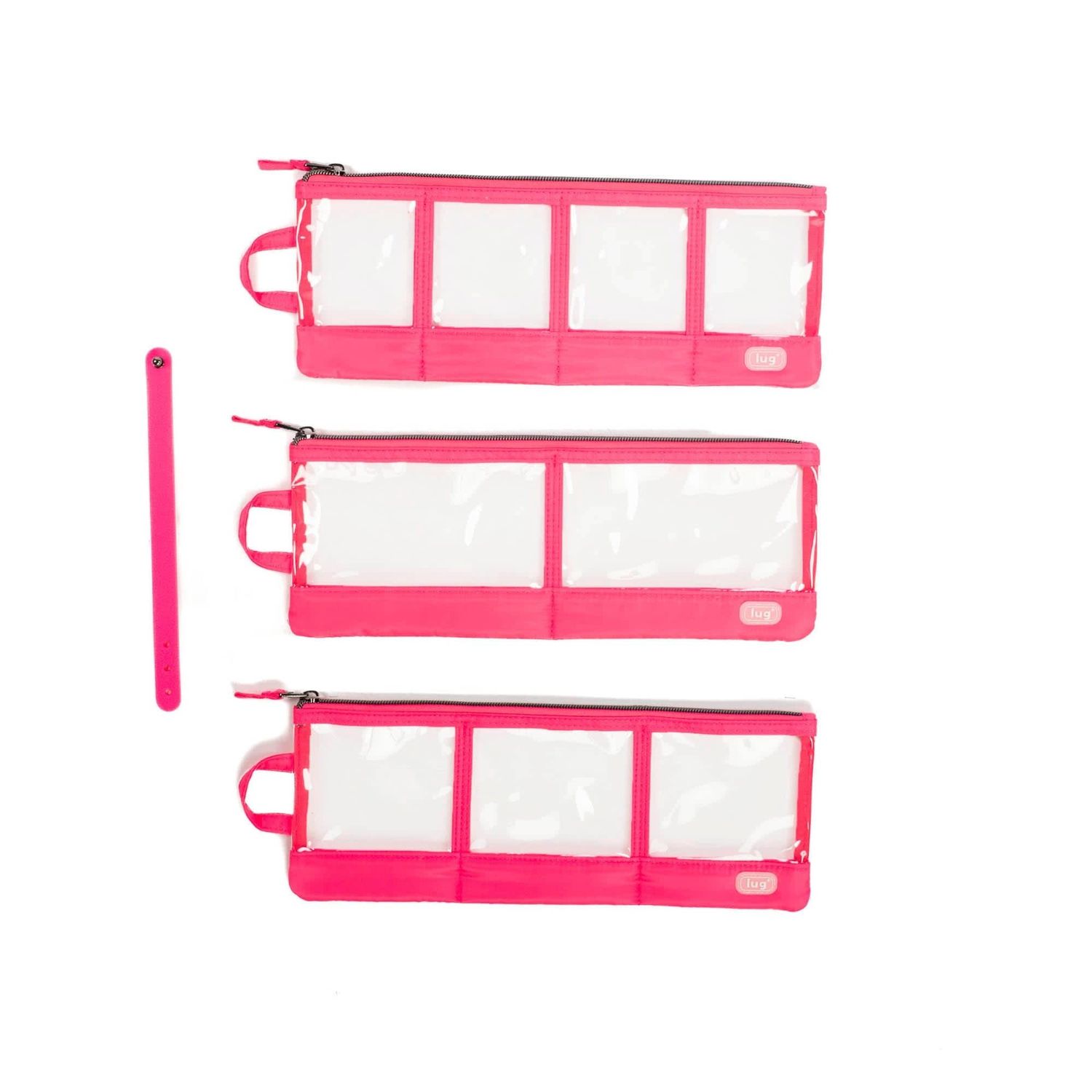 CLEARVIEW ENVELOPE 3PC SET ZIP ORGANIZERS