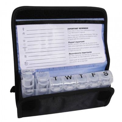 7-DAY PILL PLANNER WITH ZIPPERED CASE (22249-500)