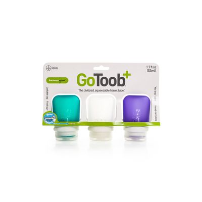 GOTOOB+ 3-PK 1.7oz SM SILCONE BOTTLES