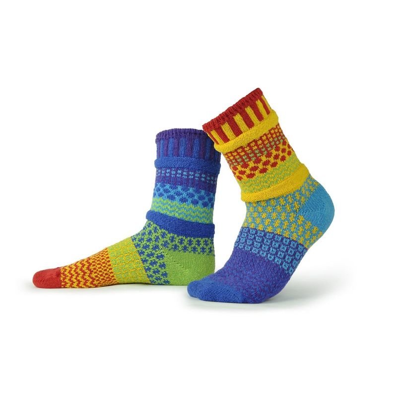 ADULT CREW SOCKS RAINBOW (ADT-CRW-RAINB)