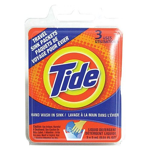 TIDE TRAVEL SINK PACKETS 3PK (T84100)
