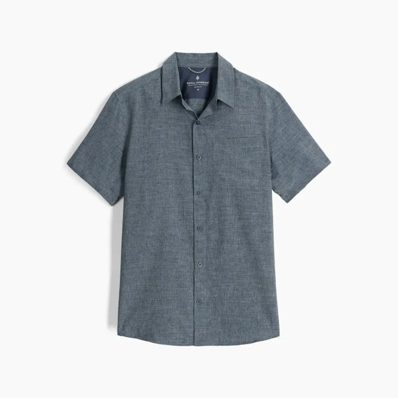 MEN&#39;S AMP LITE II SHORT SLEEVE (Y12600135-419) DEEP BLUE HTR