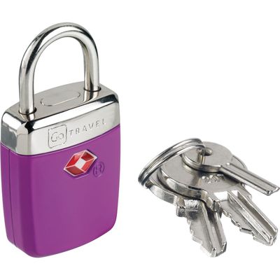 TSA ALERT KEY PADLOCK, ASSORTED (335)