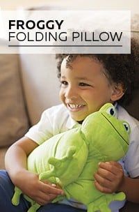 FROGGIE FOLDING PILLOW (2694)