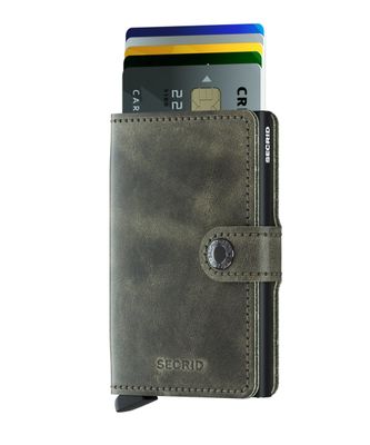 MINIWALLET VINTAGE OLIVE BLACK