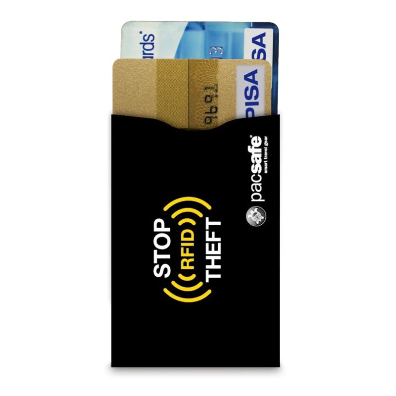 RFIDSLEEVE 25 RFID-BLOCKING CARD SLEEVE (2 PACK), BLACK (10360100)
