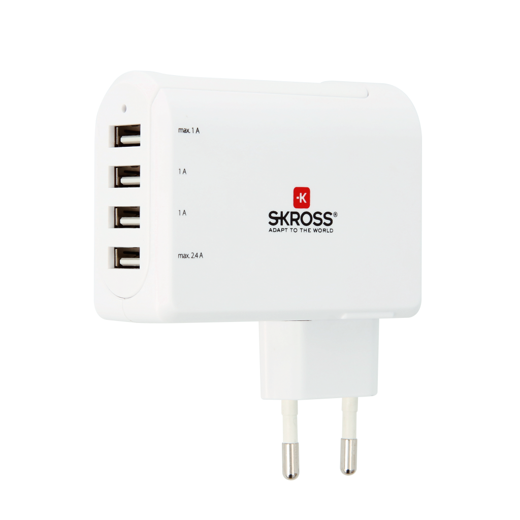 EURO USB CHARGER 4 PORT (2.800101)
